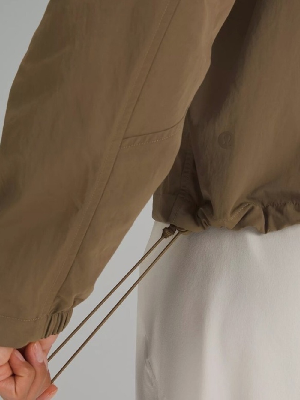 Like new Lululemon Always Effortless Jacket
Size 8 in color: artifact - Picture 11 of 15